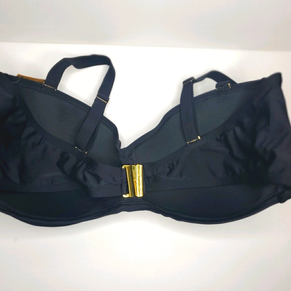 VALENTINE RUCHED BANDEAU BIKINI TOP - Picture 8 of 10